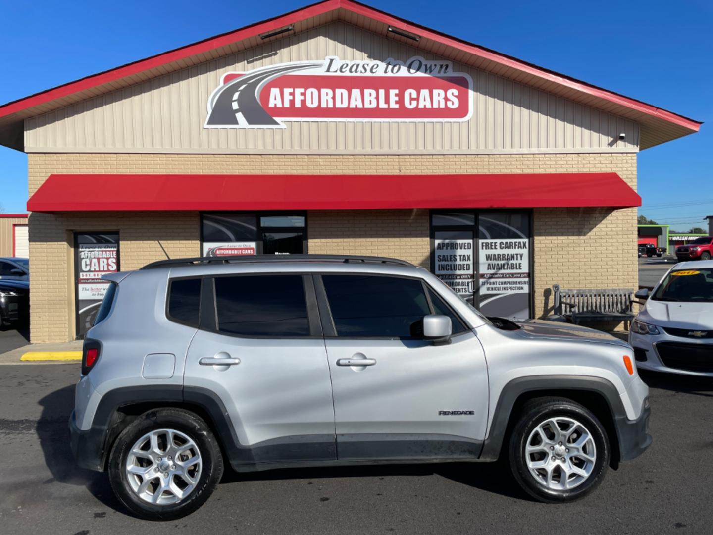 2016 Silver Jeep Renegade (ZACCJABT4GP) with an 4-Cyl, MultiAir, 2.4L engine, Automatic, 9-Spd transmission, located at 8008 Warden Rd, Sherwood, AR, 72120, (501) 801-6100, 34.830078, -92.186684 - Photo#0